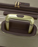 London Fog Brentwood IV 25" Expandable Spinner Hardside Suitcase, Latte