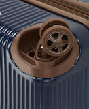 London Fog Brentwood IV 29" Expandable Spinner Hardside Suitcase, Midnight Blue