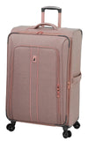 London Fog Newcastle 28 8-Wheel Spinner, Rose Charcoal Herringbone