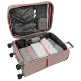 London Fog Newcastle 28 8 - Wheel Spinner, Rose Charcoal Herringbone
