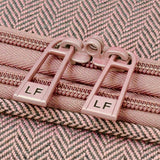 London Fog Newcastle 28 8 - Wheel Spinner, Rose Charcoal Herringbone