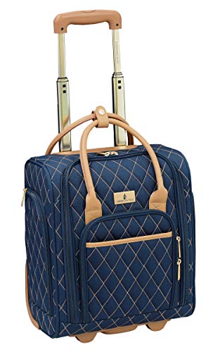 LONDON FOG Queensbury 15 Verticle Under The Seat Bag, Navy | Backpacks4Less