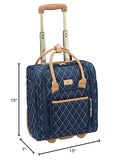 LONDON FOG Queensbury 15 Verticle Under The Seat Bag, Navy