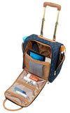 LONDON FOG Queensbury 15 Verticle Under The Seat Bag, Navy