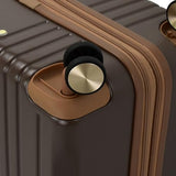 London Fog Southbridge 25 Inch Expandable Spinner HS, Mocha