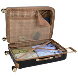London Fog Southbridge 29 Inch Expandable Spinner HS, Black