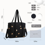 LORADI Convertible Diaper Bag Tote with Insulated Pockets and Stroller Hooks for Travel newborn