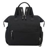 LORADI Large Diaper Bag Tote, 14 Pockets Stylish Baby Bag with Stroller Clips and 3 Insulated Pockets, Baby Shower Essentials(Black, Large)