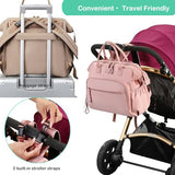 LORADI Large Diaper Bag Tote (Mocha, Large-20L)