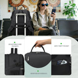Lossga Travel Backpack, 18x14x8 Spirit Airlines Personal Item Travel Bag, Carry On Backpack Flight Aproved, Weekender Bags for Women and Men, 30L Water Resistant Lightweight Travel Backpacks
