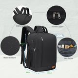 Lossga Travel Backpack, 18x14x8 Spirit Airlines Personal Item Travel Bag, Carry On Backpack Flight Aproved, Weekender Bags for Women and Men, 30L Water Resistant Lightweight Travel Backpacks
