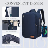 Lossga Travel Backpack, Personal Item Bag 18x14x8 Inches, Frontier Airlines Travel Bag, Weekender Bags for Women and Men, Water Resistant Lightweight Carry on Flight Approved for Traveling Business