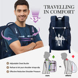 Lossga Travel Backpack, Personal Item Bag 18x14x8 Inches, Frontier Airlines Travel Bag, Weekender Bags for Women and Men, Water Resistant Lightweight Carry on Flight Approved for Traveling Business