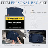 Lossga Travel Backpack, Personal Item Bag 18x14x8 Inches, Frontier Airlines Travel Bag, Weekender Bags for Women and Men, Water Resistant Lightweight Carry on Flight Approved for Traveling Business