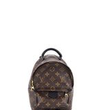 Louis Vuitton, Pre - Loved Palm Springs Backpack Monogram Canvas Mini, Brown