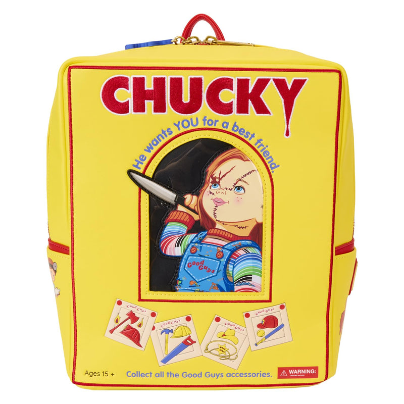 Loungefly Child's Play Chucky Good Guys Box Mini Backpack