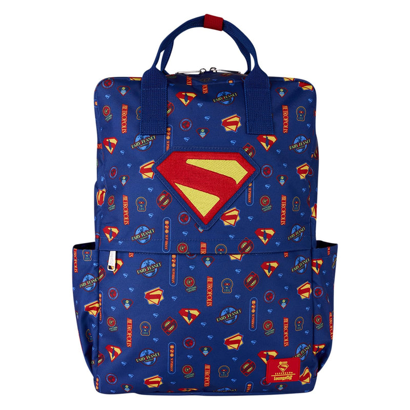 Loungefly DC Superman Nylon Full - Size Backpack