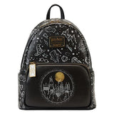 Loungefly Harry Potter All Over Print Women's Double Strap Shoulder Bag Purse | Backpacks4Less