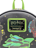 Loungefly Harry Potter Herbology Mini Backpack Mandrake Magical Plants Womens Double Strap Shoulder Bag