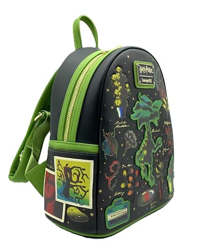 Loungefly Harry Potter Herbology Mini Backpack Mandrake Magical Plants Womens Double Strap Shoulder Bag