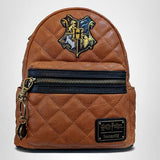 Loungefly Harry Potter Hogwarts Crest Faux Leather Quilted Shoulder Bag