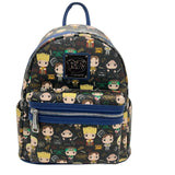 Loungefly NBC The Office Dwight Shcrutte AOP Mini Backpack