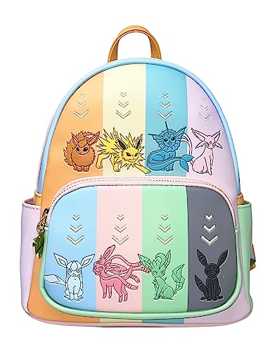Loungefly Pokemon Eeveelutions Womens Double Strap Shoulder Bag Purse (Multi) | Backpacks4Less