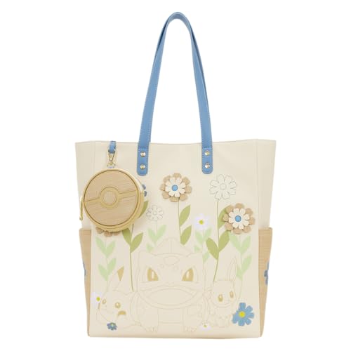 Loungefly Pokémon Floral Tote Crossbody Bag with Coin Bag | Backpacks4Less