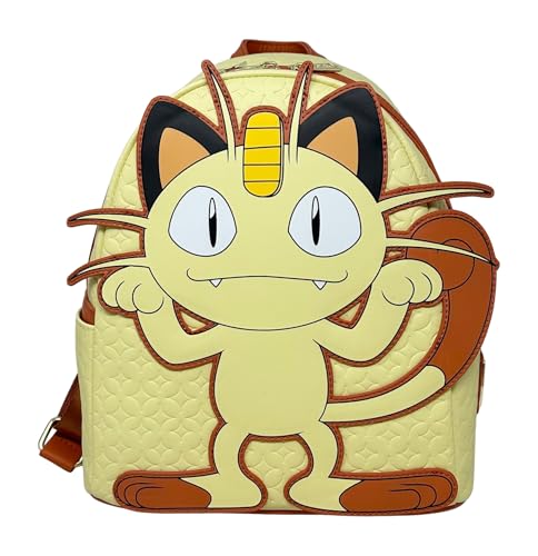 Loungefly Pokemon Meowth Cosplay Womens Double Strap Shoulder Bag Purse | Backpacks4Less