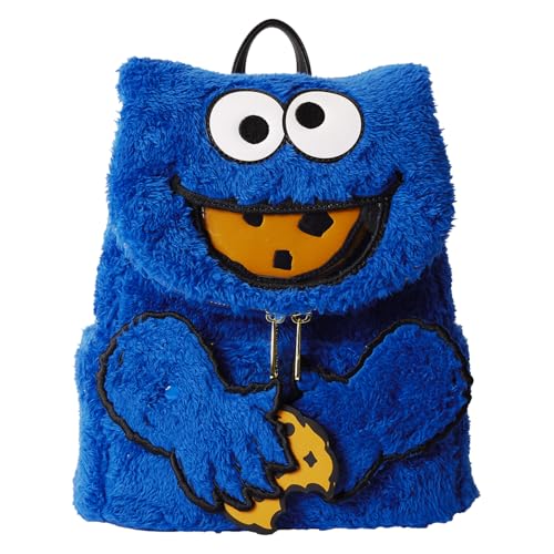 Loungefly Sesame Street Cookie Monster Plush Mini Backpack | Backpacks4Less