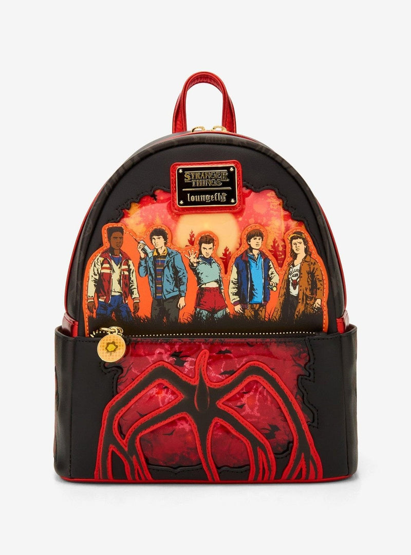 Loungefly Stranger Things Group Portrait Light - Up Mini Backpack - BoxLunch Exclusive MULTI NONE