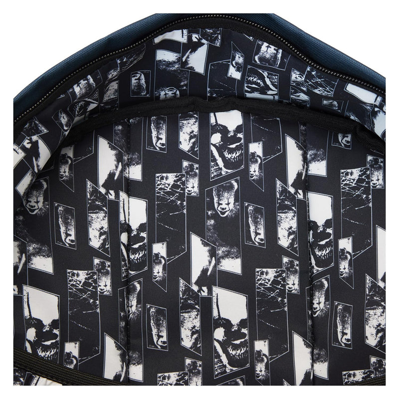 Loungefly Warner Brothers It Pennywise I Heart Horror Nylon Full - Size Backpack