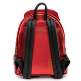 Loungefly x Marvel Iron Man Light Up Mini Backpack Metallic Leather