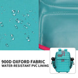 Lovelinks21 25L Tactical Military Backpack Small Travel Rucksack for Men and Women Assault Pack Bug Out Bag Molle Daypack Gym Backpack with Bottle Holder (Neon Teal)