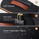 LOVEVOOK 20 Inch Carry On Luggage 22x14x9 Airline Approved, Lightweight Softside Carry - on Suitcase with Spinner Wheels & TSA Lock, Water - Resistant Travel Luggage for Men Women