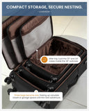 LOVEVOOK 3 - Piece Set(22/24/28) Softside Luggage Suitcase with 15.6 Inch Laptop Compartment, Suitcase with Spinner Wheels, Large Capacity Luggage with TSA Lock for Business &Family Trip Travel, Black