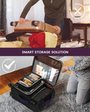 LOVEVOOK 4 Pcs Carry On Luggage 22x14x9 Airline Approved, 20 Inch Carry On Suitcases with Wheels, Softside Rolling Suitcase for Women Men, with TSA Lock Weekender Travel Luggage