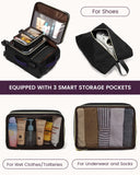 LOVEVOOK 4 Pcs Carry On Luggage 22x14x9 Airline Approved, 20 Inch Carry On Suitcases with Wheels, Softside Rolling Suitcase for Women Men, with TSA Lock Weekender Travel Luggage