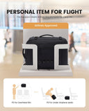 LOVEVOOK 40L Travel Backpack for Men Women, Waterproof Carry On Backpack for Work & Travel, Flight Approved Personal Item with 3 Packing Cubes, TSA Bag Fits 17.3" Laptop,Black