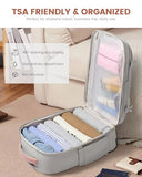 LOVEVOOK 50L Rolling Backpack with Wheels, 18 Inch Carry On Luggage for Women, Water Resistant Wheeled Travel Backpack, Flight Approved Underseat Trolley Bag for Business, Overnight Trips, College