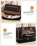 LOVEVOOK Convertible Travel Duffle Bag for Women Men, Garment Bag for Travel, Quilted Overnight Weekender Carry On Duffel Bags for Airplane, Suit Bags for Trip, Business
