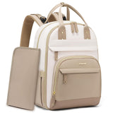 LOVEVOOK Diaper Bag Backpack, Baby Bag with Changing Pad, Large Diaper Backpack Boy Girl, Waterproof Baby Registry Bag for Mom Dad with Stroller Buckles, Beige-khaki