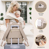 LOVEVOOK Diaper Bag Backpack,Diaper Bag Tote with Insulated Pockets,Baby Bag for Girl Boy with Changing Pad,Large Baby Bag with Pacifier Case,15.6 Inch Anti - Theft Laptop Backpack for Women