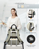 LOVEVOOK Laptop Backpack for Women, 15.6 Inch Computer Backpack Purse, Casual Daypack Carry - On Personal Item Travel Bag, College Bookbook for Teen Girls Students Back to School