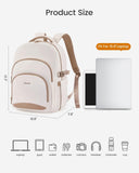 LOVEVOOK Laptop Backpack for Women, 15.6 - Inch Work Backpack, Back to School Bookbag for College Student Teen Girls, Casual Personal Item Travel Bag Business Computer Daypack for Teacher Nurse, Gift