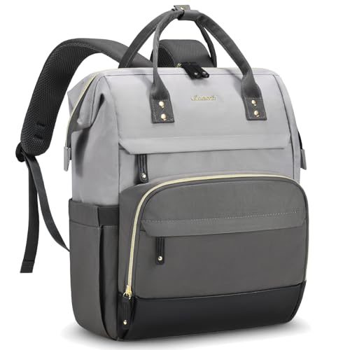 LOVEVOOK Laptop Backpack for Women, 15.6 Inch Work Business Backpacks Purse With Large Capacity, Waterproof Nurse Bag College Bookbag | Backpacks4Less