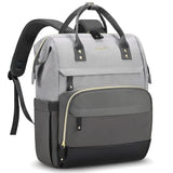 LOVEVOOK Laptop Backpack for Women, 15.6 Inch Work Business Backpacks Purse With Large Capacity, Waterproof Nurse Bag College Bookbag for School, Waterproof Casual Daypack for Travel