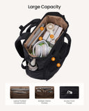 LOVEVOOK Laptop Backpack for Women, 15.6 inch Work Travel Backpack Purse, Puffer Quilted Laptop Backpack Casual Daypack for Nurse Teacher，Black