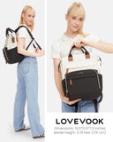 LOVEVOOK Laptop Backpack for Women, 15.6'' Waterproof Nurse Bag Teacher Work Backpack Purse for Women, Travel Computer Backpack for College Office Business Ladies