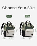 LOVEVOOK Laptop Backpack for Women, 17 Inch Travel Backpack for Work College Business, Water Resistant Teacher Nurse Bag with Large Capacity, School Bookbag Bags Cute Daypack for Woman Girls